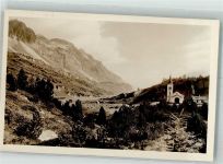 7516 Maloja 1950 Foto AK Kirche