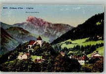 1660 Château-d´Oex 1920 Foto AK Kirche