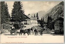 Handegg Grimselpost Gasthaus Handeck Postkutsche Schweiz Foto AK