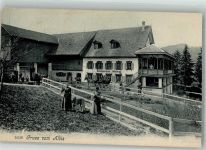 8135 Langnau am Albis 1906 Foto AK Gasthaus Windegg