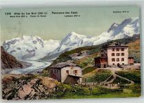 3961 Chandolin 1913 Foto AK Hotel du Lac Noir Alpenpanorama