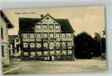 9473 Gams 1921 Foto AK Gasthaus z. Schäfli