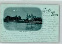 8000 Zürich 1898 Mondschein Neue Tonhalle