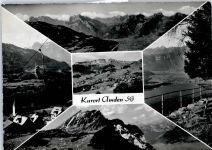 8873 Amden - Gesamtansicht, Bergkette