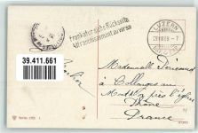 1908 - Verlag Teubner Serie 1379-1 Auf der Alm , Ziege AK