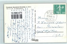 8753 Mollis Foto AK Ferienalm Neumünster Kennelalp Fahne