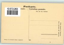 Frau beim Sticken AK