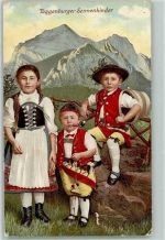 9656 Alt St. Johann 1906 - Toggenburger Sennenkinder Ort lt. Stempel