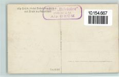 7710 Alp Grüm - Hotel Belvédère mit Blick ins Poschiavo