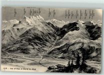 1873 Val-d'Illiez - Vogelschau