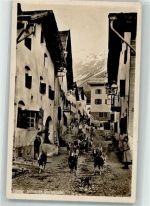 7482 Bergün Bravuogn - Bündner Dorfstrasse Viehabtrieb Wehrliverlag Ort lt. Stempel