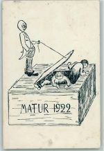 8500 Frauenfeld 1922 - Matur 1922 AK Ort lt. Stempel