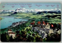 8803 Rüschlikon 1915 Gebrauchsspuren Hotel Belvoir Wehrliverlag