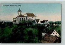 8627 Grüningen - Schloss und Kirche