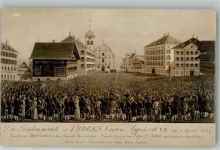 9043 Trogen Foto AK Landsgemeide 1814