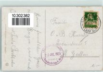 9107 Urnäsch 1923 Gebrauchsspuren Alpenkurhaus Kräzerli am Säntis Station Urnäsch Appenzell Morgenrot