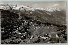 3963 Crans-sur-Sierre Gebrauchsspuren Fliegeraufnahme Walliseralpen