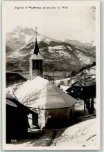 1884 Huémoz - Le Clocher Dent du Midi