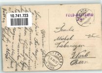 8180 Bülach 1912 Foto AK Feldpost Feld-Batterie 24 Kaserne