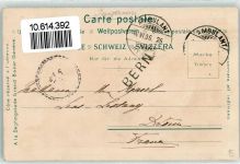 1906 - Neuenburger Trachtenfrau am Fenster