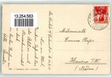 2013 Colombier NE 1913 Gebrauchsspuren Pensionnat de Jeunes Filles Les Pivoines