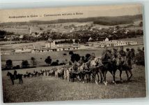 8302 Kloten 1917 - Militäranstalten Pferdegespann Uniform