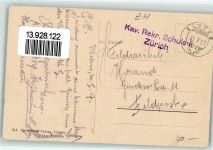 8302 Kloten 1917 - Militäranstalten Pferdegespann Uniform