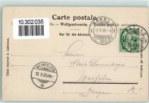 4000 Basel Bâle 1905 Gebrauchsspuren Wettsteinbrücke Pferdekutschen Straßenbahn