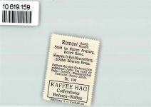 1680 Romont FR KEINE AK Wappen Kaffee Hag Werbung