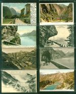 Bergstraßen Schweiz: Lot mit 40 AK, ca. 1903-1935: überwiegend gute Erhaltung, teils gelaufen Sammlung Schweiz Posten 21 bis 100 AK