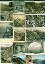 Bergstraßen Schweiz: Lot mit 40 AK, ca. 1903-1935: überwiegend gute Erhaltung, teils gelaufen Sammlung Schweiz Posten 21 bis 100 AK
