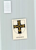 6285 Hitzkirch - Vignette Wappen Kaffee Hag ca 1920-1940