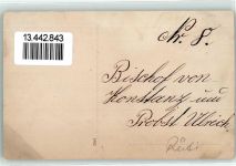 8630 Rüti ZH Privatfoto AK Bischof von Konstanznd Probst Ulrich Nr. 8