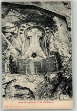 Schöllenen 1907 - Suworof Denkmal