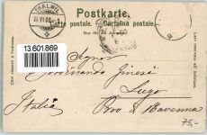 8800 Thalwil 1900 Gebrauchsspuren Gemeindehaus Kirche Bahnhof Lithographie