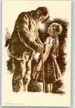 Flugpost Bundesfeier 1928 für das Alter sign. Ed. Renggli Bundesfeier Ganzsachen Schweiz Künstlerkarte