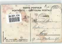 7553 Tarasp 1908 Gebrauchsspuren Hotel Kurhaus