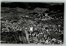 6340 Baar Foto AK Fliegeraufnahme