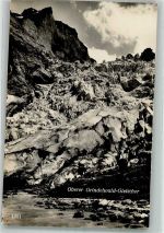 Grindelwald Foto AK Grindelwald-Gletscher