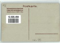 3672 Oberdiessbach 1913 - Krankenhaus Bazar
