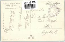 8810 Horgen - Landkarte Zürichsee Feldpost Fliegerposten Gasthaus Bachtel-Kulm