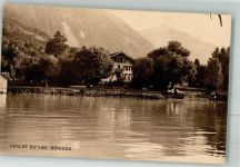 3806 Bönigen b. Interlaken 1936 Foto AK Hotel Chalet du Lac