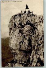 Chasseron - Gipfel mit Touristen