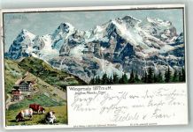 Wengernalp 1901 - Eiger Mönch Jungfrau