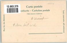 1290 Versoix Gebrauchsspuren Gasthaus au Chalet Russe Lithographie Vorläufer Leim löst sich