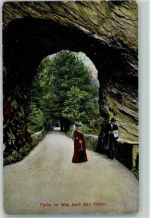 7312 Pfäfers 1910 - Partie im Weg nach Bad Pfäfers