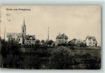 9225 St. Pelagiberg 1915 - Kirche, Villen, Stempelfleck