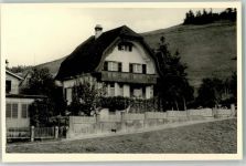 9620 Lichtensteig Privatfoto AK Wohnhaus Ort handschriftlich