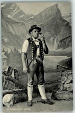 9050 Appenzell - Pfeifenraucher