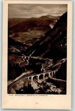 Albulabahn - Kehren zwischen Bergün und Preda